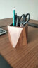 歌珊 黑胡桃实木笔筒学生办公室桌面收纳创意轻奢高级感摆件北欧风格木质笔筒-菱形款 晒单实拍图