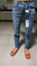 真维斯（Jeanswest）牛仔裤女夏季新款修身直筒高腰显瘦时尚百搭小个子九分烟管裤子 怀旧蓝九分 【6098款号】 M 建议99-112斤 实拍图