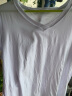 艾路丝婷夏装新款T恤女短袖上衣韩版修身体恤TX3560 白色V领 XXL 实拍图