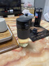 私家良品（cica） 玻璃水杯男女泡茶杯茶水分离办公室咖啡杯便携高颜值水杯子夏季 象牙黑-（直饮款+带茶隔） 460ml 实拍图