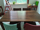 寻木之旅 实木餐桌椅组合北美黑胡桃木餐桌家用小户型吃饭桌子 1.4m餐桌+4把椅子 实拍图