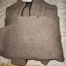 袋鼠（DAISHU）纯羊毛衫男加厚针织开衫立领男士纯色提花毛衣时尚潮流短外套上衣 咖色 170/L/110(建议120-135斤) 晒单实拍图