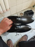 波图蕾斯男鞋英伦系带商务休闲皮鞋男士英伦德比正装鞋婚鞋 8801 黑色 45 晒单实拍图