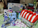 富士instax mini12一次成像拍立得相机（mini11拍立得相机升级版） 绣球蓝 套餐1：官配+10张+保护壳+束口袋+相册 实拍图