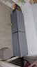 自然屋收纳箱凳子储物凳可坐两用多功能椅子小沙发折叠收纳箱神器换鞋凳 深灰色【优质棉麻】 110L【76*38*38cm】承400斤 实拍图