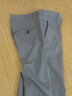 JEEP SPIRIT吉普休闲裤男夏季冰丝款透气商务休闲裤子男 中腰直筒大码 灰色 31/腰围2.4尺 实拍图