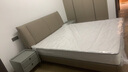 顾家家居（KUKA）时光胶卷皮床双人床婚床奢华版8055菲林咖1.8米+轻氧垫+床头柜*2 实拍图