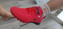 回力童鞋儿童足球鞋2025春季新款男童碎钉软底防滑训练鞋学生运动鞋 红色 33码 内长约21.8cm 实拍图