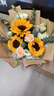 来一客鲜花速递玫瑰百合鲜花送女友老婆生日礼物表白全国同城配送 7朵粉玫瑰3朵向日葵白百何花束 实拍图