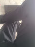 花花公子（PLAYBOY）牛仔裤男修身春夏季男士韩版纯色微弹小脚休闲裤子男 黑色 30 实拍图