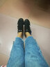 回力帆布鞋女2025春季新款情侣款男女鞋系带平底鞋学生休闲鞋布鞋子女 黑色（低帮） 42 实拍图