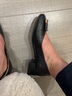 百丽（Belle）干练方扣高跟鞋女商场同款质感羊皮浅口单鞋Z8B1DCQ3 黑色 38 (240mm) 实拍图