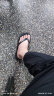 路韦羽人字拖男士夹脚户外沙滩简约轻便速干居家夏季凉拖鞋 黑色 41-42  晒单实拍图