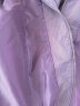 俞兆林（YUZHAOLIN）妈妈春装休闲外套短款新款大码中老年女装春秋洋气小个子老人上衣 紫色 3XL 120-135 晒单实拍图
