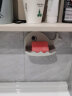 呈爱创意肥皂盒免打孔双层沥水壁挂式香皂盒鲸鱼卡通浴室置物架肥皂架 2个装（白色+浅蓝） 实拍图