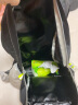 WELLHOUSE背包 折叠男女双肩包户外皮肤包备用包袋防泼水轻便 黑色 实拍图