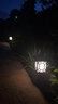 晚灯太阳能草坪灯庭院草地家用小夜灯插地户外防水院子花园景观装饰灯 暖光窗格【大号-带底座地插】 实拍图