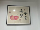 柳莺花燕免打孔电表箱装饰画现代简约客厅餐厅挂画电闸箱配电箱遮挡壁画 喜乐平安 55X45遮挡45X35表箱 上掀款 实拍图