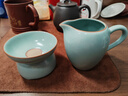 心去處汝窑茶漏茶滤全瓷一体茶叶过滤网加公道杯陶瓷滤茶器茶隔茶具配件 圆形茶漏套组+天青美人公杯 实拍图