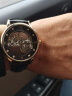 冠琴（GUANQIN） 手表男士全自动镂空机械表时尚夜光瑞士品质男表国潮流品牌腕表 玫瑰金黑面 晒单实拍图