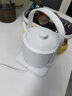 小提中式提梁烧水壶家用电热水壶便携式茶壶迷你多功能电煮咖啡壶随身带酒店节日送礼茶室专业茶水壶 0.6L 白色 第二代升级 （安静沸腾） 实拍图