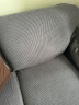 艺被沙发套罩全包沙发坐垫套防猫抓防滑防尘盖布客厅沙发笠可定制 深灰色 靠枕套长65-90宽30-50cm 实拍图
