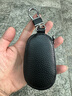 欧凡卡蒂真皮汽车小钥匙包男士锁匙包钥匙袋收纳包钥匙扣丰田本田大众日产 黑色 实拍图