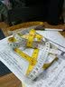 润兔（RUT）进口品质软尺皮尺裁缝量衣尺皮尺量三围3米的软尺尺子量衣服布尺 (R)2米黄白皮尺英寸 实拍图