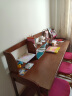 奈高（NAIGAO）双人实木书桌家用办公学习桌新中式书桌椅子组合一体书柜桌 含2椅 晒单实拍图