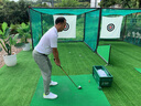 室内高尔夫球打击垫 加厚版 家庭练习垫 挥杆练习器 1.5米*1.5米【1厘米厚】 实拍图