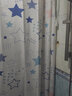 尚野优品加厚浴帘防水防霉浴帘布卫生间沐浴帘免打孔浴室隔断帘涤纶挡水帘 梦幻五角星【1.8*2m】 实拍图