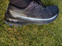 亚瑟士ASICS男鞋稳定跑鞋支撑夜跑运动鞋跑步鞋 GT-2000 10 LITE-SHOW 黑色/银色 39 实拍图