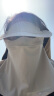 蕉下（beneunder）脸基尼女帽檐全脸防晒面罩口罩【升级凉感】暖橘米AL34124 实拍图