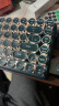 航世（BOW）G502 三模有线蓝牙无线机械键盘 热插拔全键无冲电脑平板键盘 电竞游戏办公背光键盘  墨黛绿 实拍图