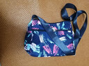 佳韩新款单肩包女尼龙斜挎包时尚印花女包牛津防泼水布包中年妈妈休闲旅行挎包 蓝色涂鸦 实拍图