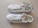 回力 经典系带百搭男女情侣款纯色低帮休闲帆布鞋 WXY709T 白色 36 实拍图
