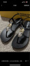 COOLCHAP2024新款凉鞋女软底海边欧式旅游沙滩凉鞋夹趾平跟时装罗马度假鞋 秘境黑 38（建议拍大一码） 晒单实拍图