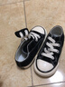 匡威（Converse）童鞋低帮儿童帆布鞋经典款1970S男婴童鞋新款女宝宝魔术贴布鞋 黑色 23 【建议脚长14cm】 实拍图
