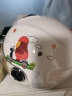 smart4u儿童头盔电动车电瓶车摩托卡通儿童安全头盔 防风保暖儿童盔KH2白 实拍图