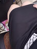 DGPZ半身裙女职业包臀裙显瘦一步裙商务休闲西装裙休闲正装裙W0847 黑色 XL 实拍图