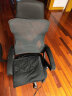 VWINPER 电脑椅家用人体工学椅子办公椅学生学习椅写字书房电竞游戏躺椅 黑框黑网+脚托 实拍图