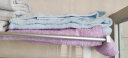 竹之锦大浴巾 竹纤维成人女士洗澡巾 吸水裹巾薄款紫色360g 70×140cm 实拍图