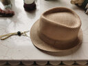 苏木佰（SOMUBAY）出口亚麻高档男士草帽礼帽英伦绅士防晒帽网眼镂空凉帽遮阳帽男 麻本色（店长推荐）配防风绳 大码(58-59cm)收藏+加购优先发货 实拍图