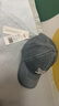 锐步复古摩登牛仔帽男女同款立体裁剪显脸小遮阳防晒可调节透气 灰色 实拍图