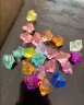 玩具宝石儿童串珠水晶大号亚克力不规则冰块花瓶鱼缸藏宝钻石道具礼物 不规则宝石32颗（颜色随机） 实拍图