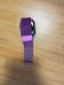 r.r.h 苹果手表表带Apple iwatch ultra2/S10/S9/8/7/6金属磁吸搭扣米兰尼斯 49/45/44/42mm 通用【 玫红渐变】 实拍图