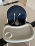 海豚小姐（Miss Dolphin）宝宝餐椅婴儿童餐桌椅可调档便携折叠餐椅1-3岁家用婴儿吃饭座椅 藏蓝色-食品级+高款 实拍图