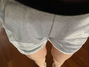 依迪筱睡裤女夏季休闲薄款质百搭打底短裤女士宽松可外穿热裤安全裤 灰色 XL 实拍图
