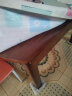 上林春天实木餐桌 可伸缩折叠实木餐桌椅组合餐桌餐椅圆形饭桌子餐厅家具 1.38米胡桃色 一桌六椅 实拍图