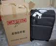 卡帝乐鳄鱼（CARTELO）行李箱牛津布拉杆箱大容量轻音万向轮拉链密码旅行箱防刮布箱皮箱 咖啡色轻奢防刮拉链款 20英寸 【国内可登机，品牌专卖】 实拍图